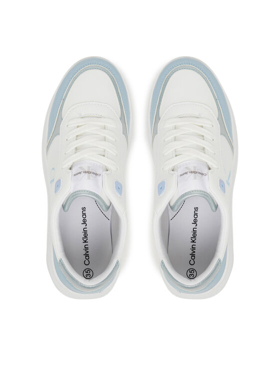 Calvin Klein Jeans Laisvalaikio batai Calvin Klein Jeans Low Cut Lace-Up V3A9-82020-1355 Balta