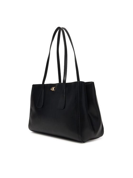 Calvin Klein Borsetta Calvin Klein Ck Medium Work Tote LV04F3442G Nero
