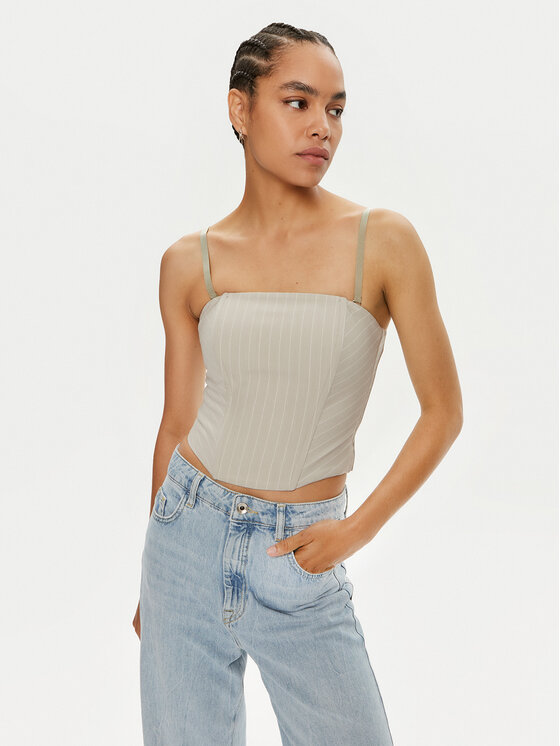 Patrizia Pepe Patrizia Pepe Felső 8C0729 A457-FE81 Szürke Slim Fit