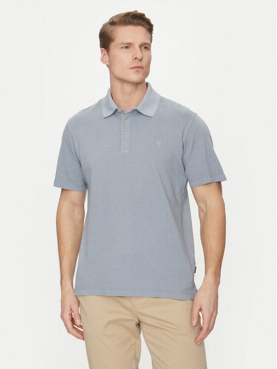 Jack & Jones Jack & Jones Поло William 12257315 Блакитний Regular Fit