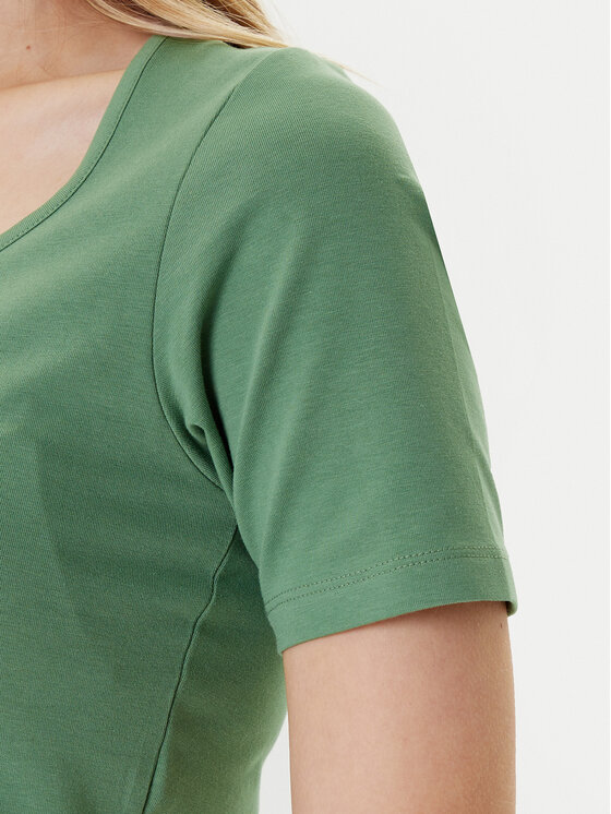 United Colors Of Benetton United Colors Of Benetton Majica 3FJHD401P Zelena Slim Fit