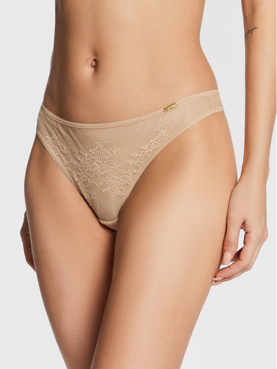 Gossard Gossard Tanga Glossies 13006 Bézs