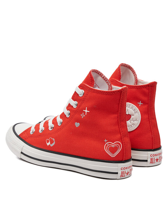 Converse Кеди Converse Chuck Taylor All Star Y2K Heart A09117C Червоний