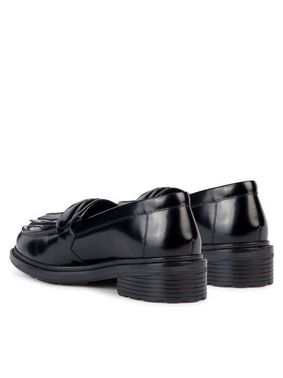 Geox лоуфъри с дебела подметка Geox D Walk Pleasure D36TGC 00038 C9999 Черен