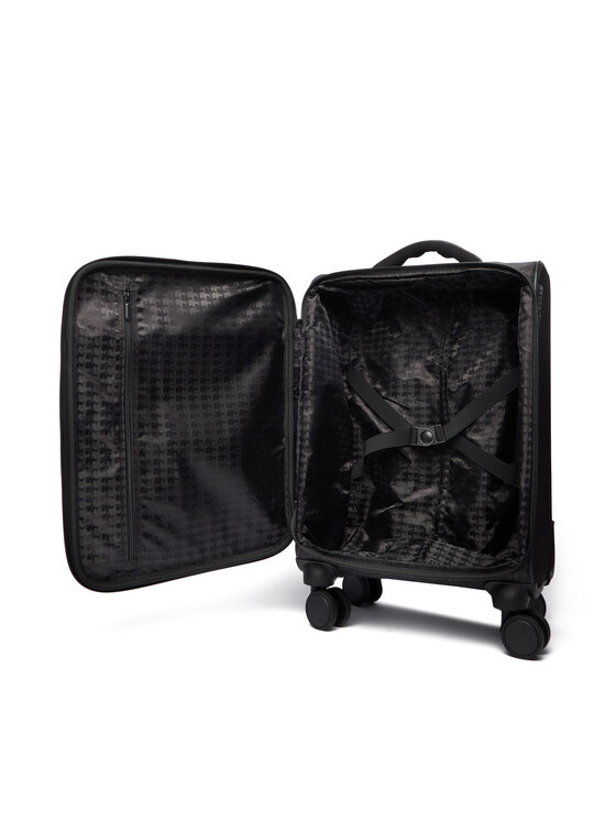 KARL LAGERFELD Valiză de cabină KARL LAGERFELD Ikon Monogram B1W30253 Maro