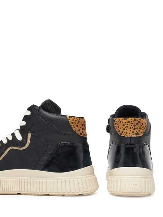 Geox Sneakersy Geox J Laquinny J56M3B 05402 C0531 D Čierna