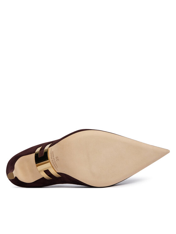 Elisabetta Franchi Туфлі на шпильці Elisabetta Franchi SA-16L-62E2-V590 Темно-коричневий