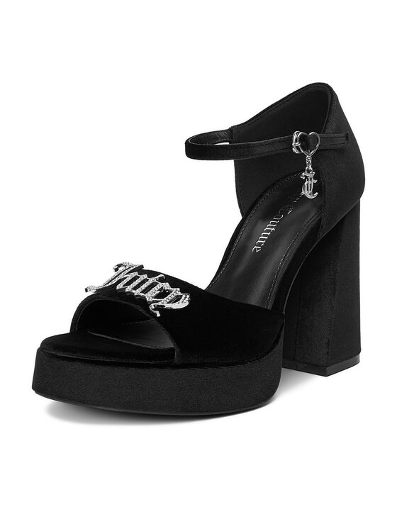 Juicy Couture Босоніжки Juicy Couture EO-WSS21645-01 Чорний