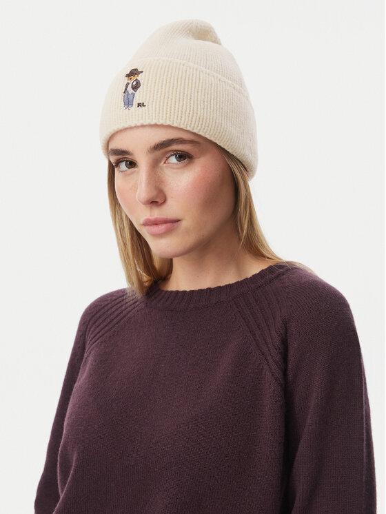 Polo Ralph Lauren Czapka Polo Ralph Lauren 455P23854002 Kremowy