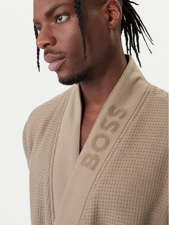 BOSS BOSS Albornoz Waffle Kimono 50469787 Marrón