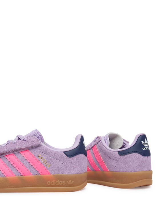 adidas Снікерcи adidas Gazelle Indoor Comfort Closure Elastic Lace IH4012 Фіолетовий