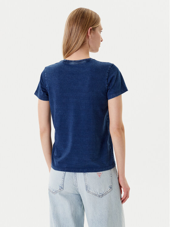 Guess Jeans Guess Jeans Футболка W5YI22 KCTL1 Cиній Regular Fit
