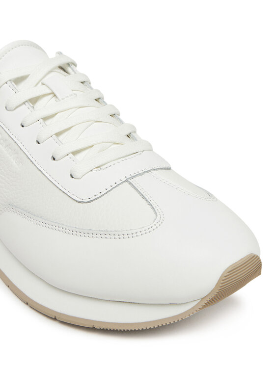 Calvin Klein Sneakers Calvin Klein Low Top Lace Up Tmbl Lth HM0HM01804 Alb