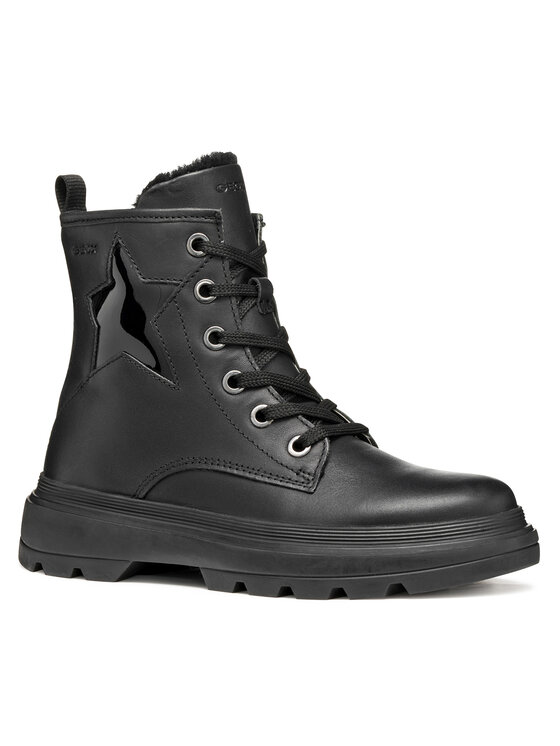 Geox Bokacsizma Geox J Kiddartah J56MGG 08566 C9999 D Fekete