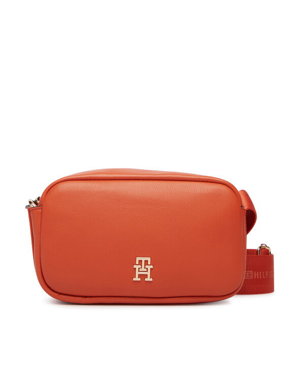 Tommy Hilfiger Soma Tommy Hilfiger Th Logotape Camera Bag AW0AW18741 Oranžs