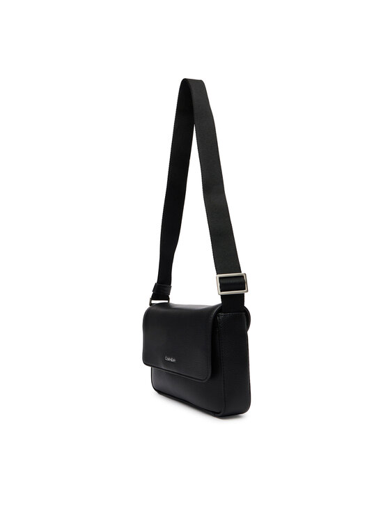 Calvin Klein Táska Calvin Klein Raised Small Flap Messenger LV04D3327G Fekete