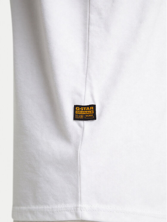 G-Star Raw G-Star Raw T-shirt Lash D16396-B353-110 L Bianco Relaxed Fit