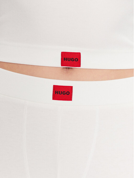 HUGO HUGO Сорочка-піжама 50490639 Білий Slim Fit