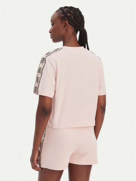 Guess Guess Camiseta V3RI08 I3Z14 Rosa Relaxed Fit