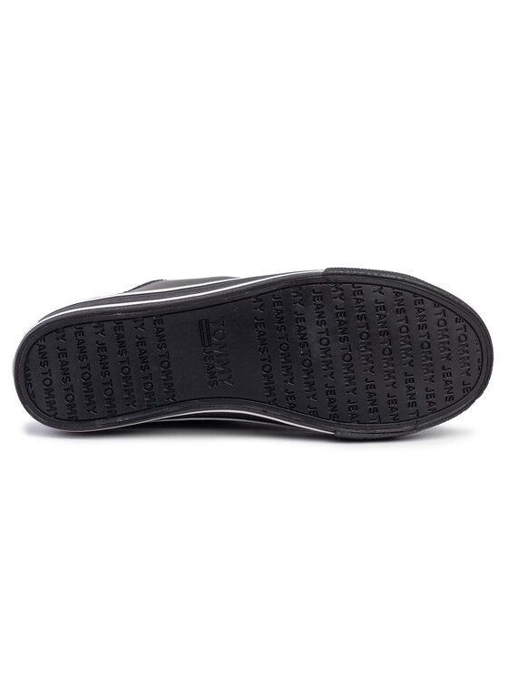 Tommy Jeans Bambas Tommy Jeans Leather City Sneaker EN0EN00746 Negro