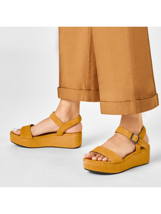 ECCO Sandále ECCO Elevate Plateau Sandal 20901305366 Žltá