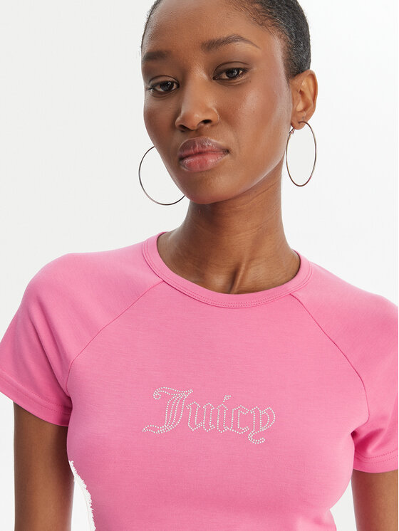 Juicy Couture Juicy Couture Camiseta Baby JCWCT126317 Rosa Slim Fit