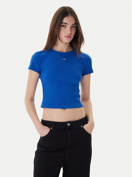 HUGO HUGO Camiseta Baby 50510749 Azul Slim Fit