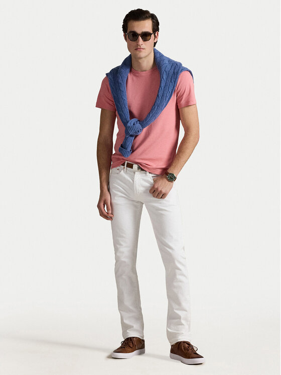 Polo Ralph Lauren Polo Ralph Lauren T-shirt 710740727096 Rosa Custom Slim Fit