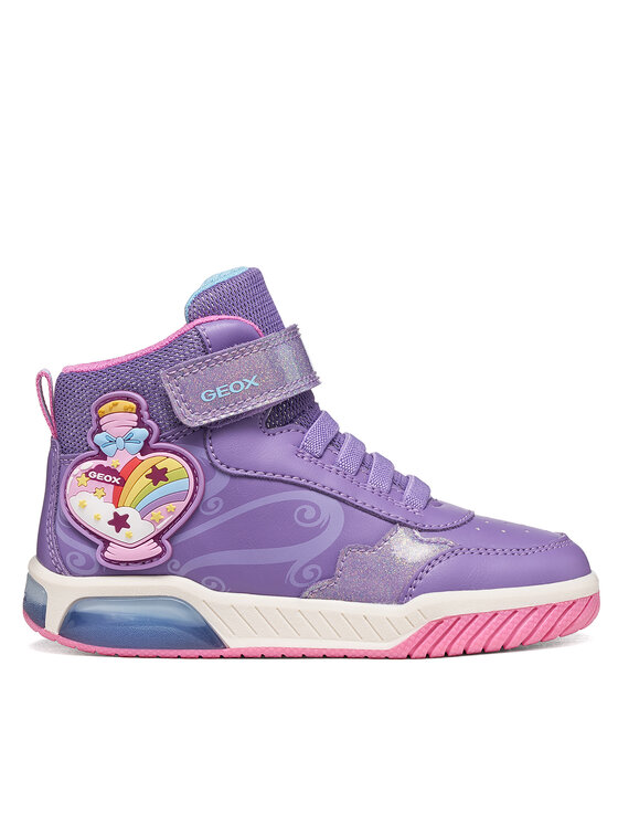 Geox Sneakersy Geox J Inek Girl J56ASA 0BCKC C8371 S Fioletowy