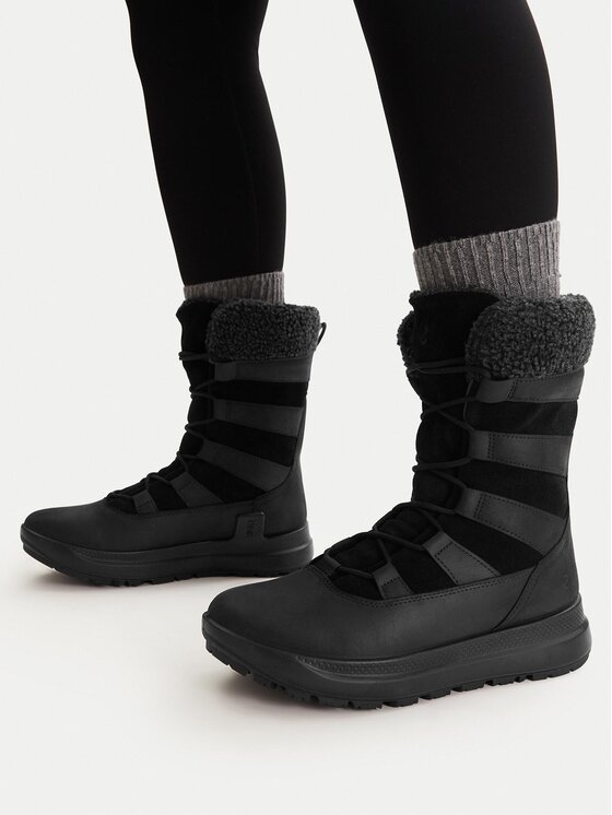 ECCO Trzewiki ECCO Solice Waterproof 42021351052 Czarny