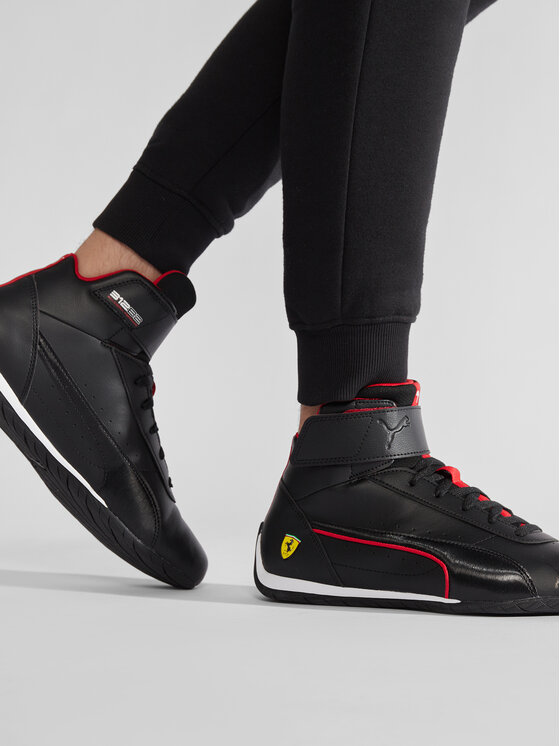 Puma Sneakersy Puma Ferrari Neo Cat Mid 307195 01 Czarny