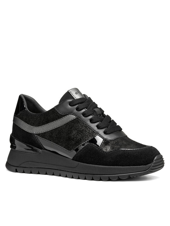 Geox Sneakersy Geox D Desya D6500A 0QM22 C9999 Czarny