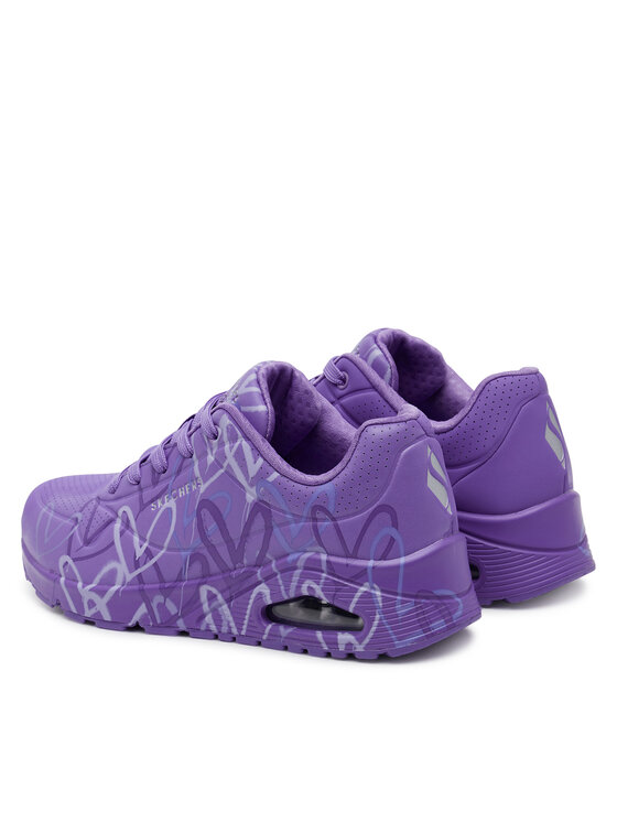 Skechers Sneakersy Skechers Uno - Spread the Love 155507/PUR Fialová