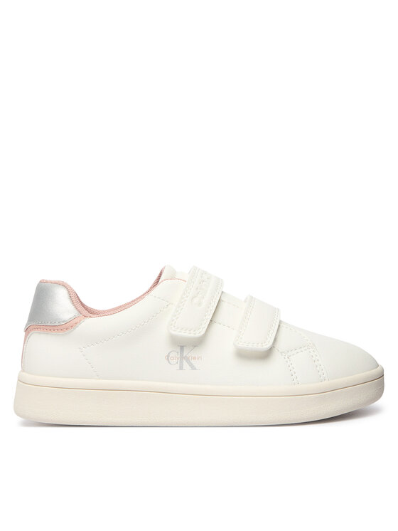 Calvin Klein Сникърси Calvin Klein Low Cut Velcro Sneaker V1A9-83382-1355 S Бял