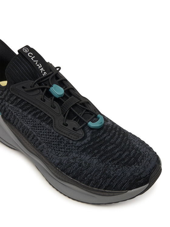 Clarks Снікерcи Clarks Pace Rise 26187370 Чорний