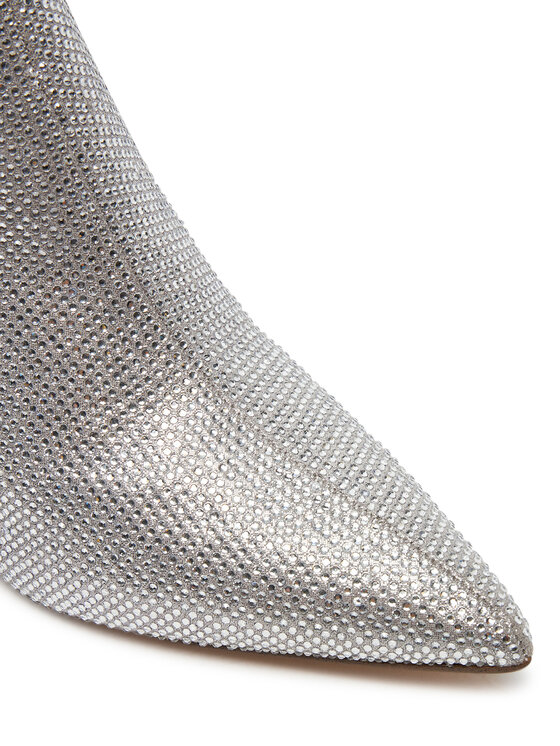 Steve Madden Polokozačky Steve Madden Lulah-R SM11003281 Stříbrná