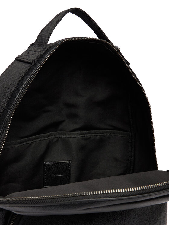 Calvin Klein Раница Calvin Klein Webbing Strap Round Backpack LV04D3282G Черен