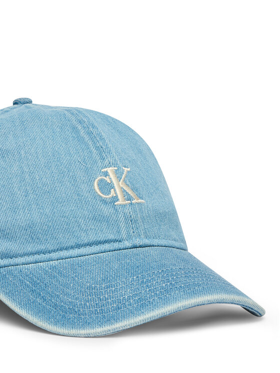 Calvin Klein Šilterica Calvin Klein Monogram Embroidery Denim Cap LV04G5003G Plava