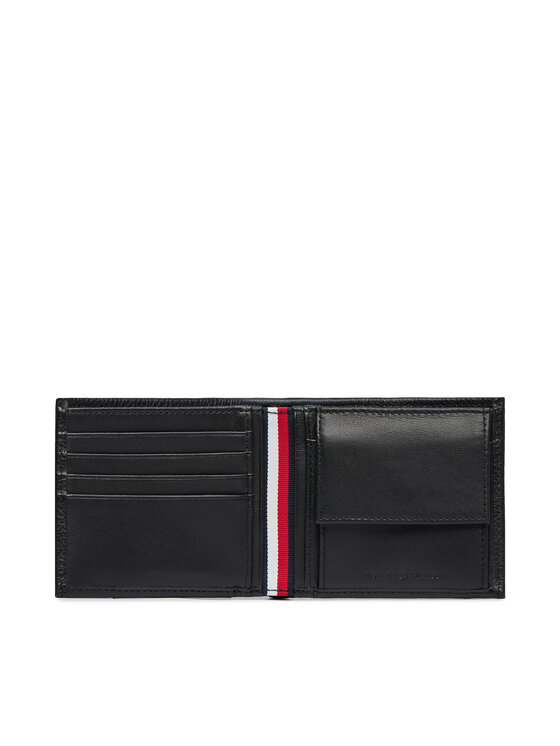 Tommy Hilfiger Портфейл Tommy Hilfiger Th Corp Cc AM0AM14779 Черен