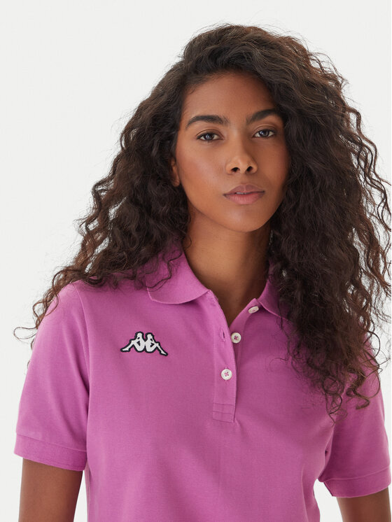 Kappa Kappa Polo Logo Sharas Wss 302B3C0 Violeta Regular Fit
