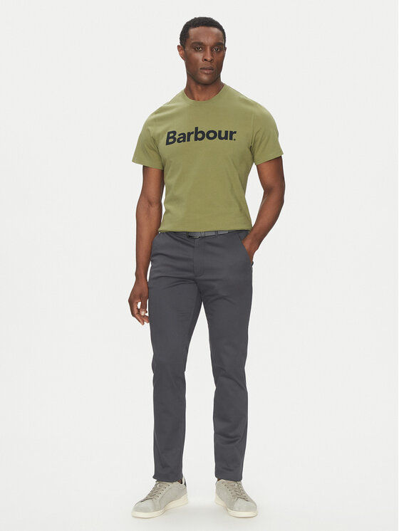 Barbour Barbour Футболка Logo MTS0531OL39 Зелений Tailored Fit