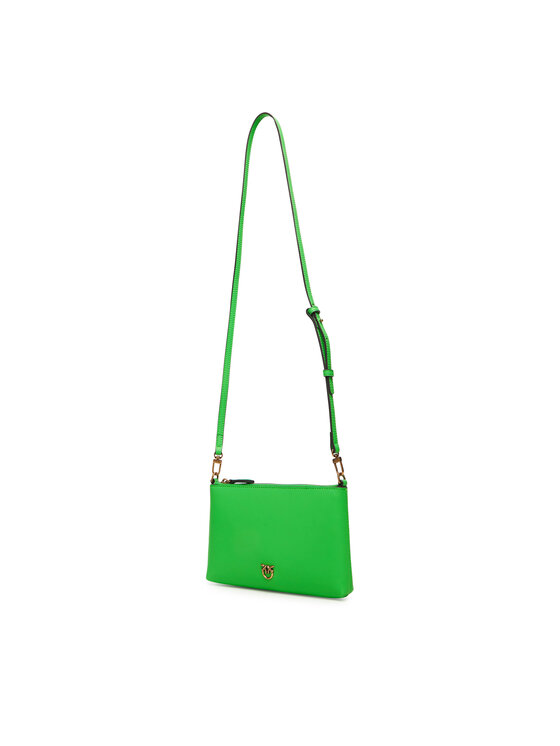 PINKO Rankinė PINKO Flat Horizontal Mini AI 25-26 104277 A0F1 Žalia