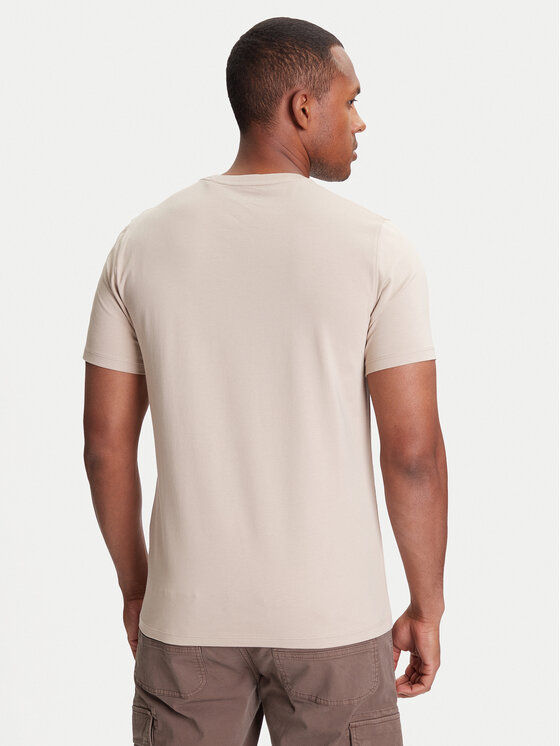 Guess Guess Majica M4GI70 KC9X0 Bež Slim Fit