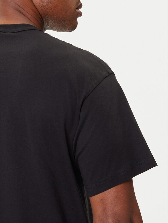 Versace Jeans Couture Versace Jeans Couture Camiseta 79GAHT08 CJ00T Negro Regular Fit