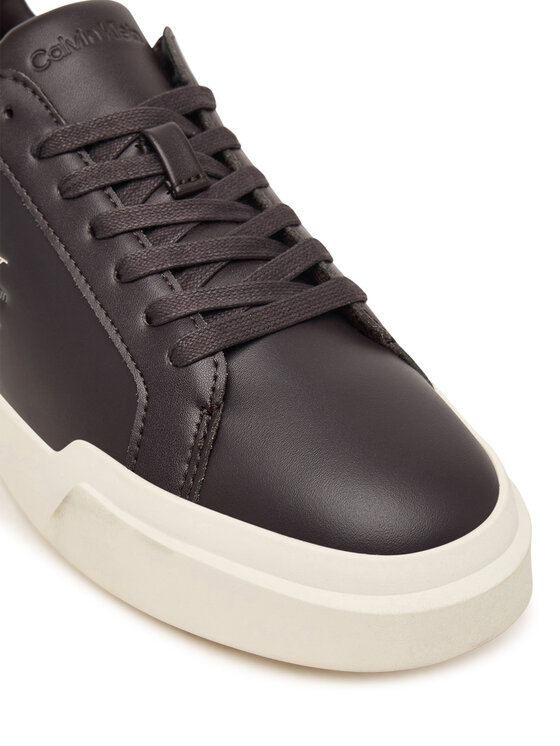 Calvin Klein Sportcipők Calvin Klein Chunky Cupsole Laceup Lth YW0YW01947 Sötétbarna