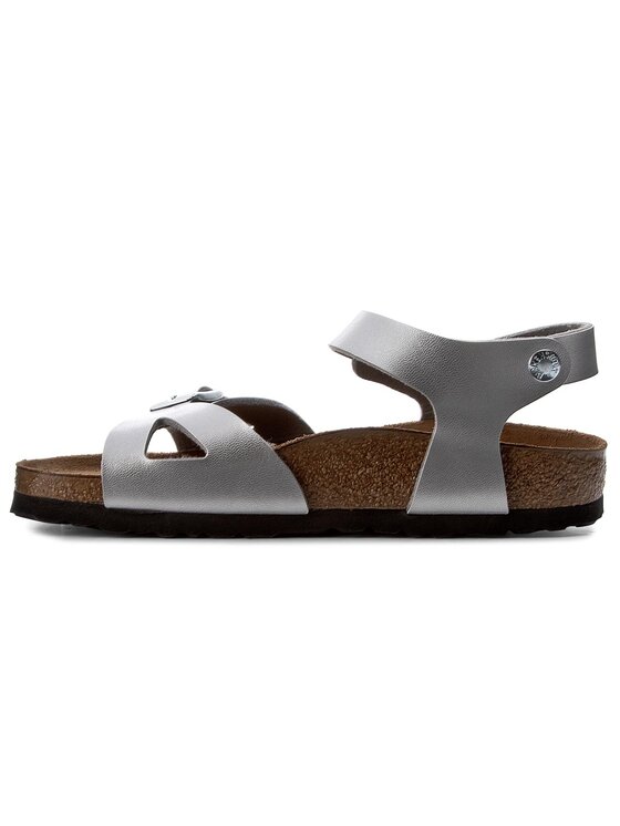 Birkenstock Sandale Birkenstock Rio Kids 0731483 Argintiu
