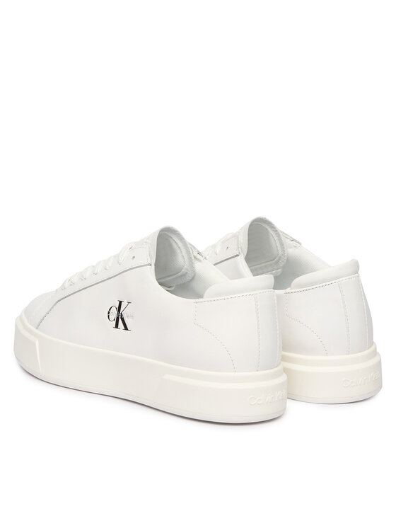 Calvin Klein Superge Calvin Klein Basket Cupsole Laceup Lth Ml YM0YM01460 Bela