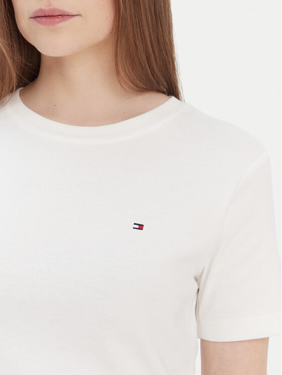 Tommy Hilfiger Tommy Hilfiger Póló New Cody WW0WW40587 Krém Slim Fit