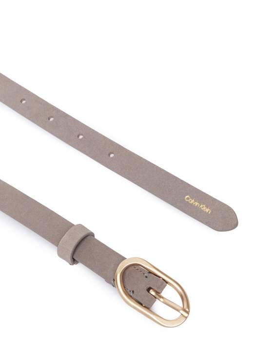 Calvin Klein Opasok Calvin Klein Buckle Suede Belt 20Mm LV04F7110G Sivá