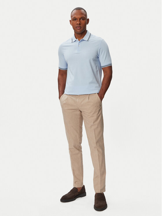Bugatti Bugatti Polo 8150-15001E Azul claro Regular Fit